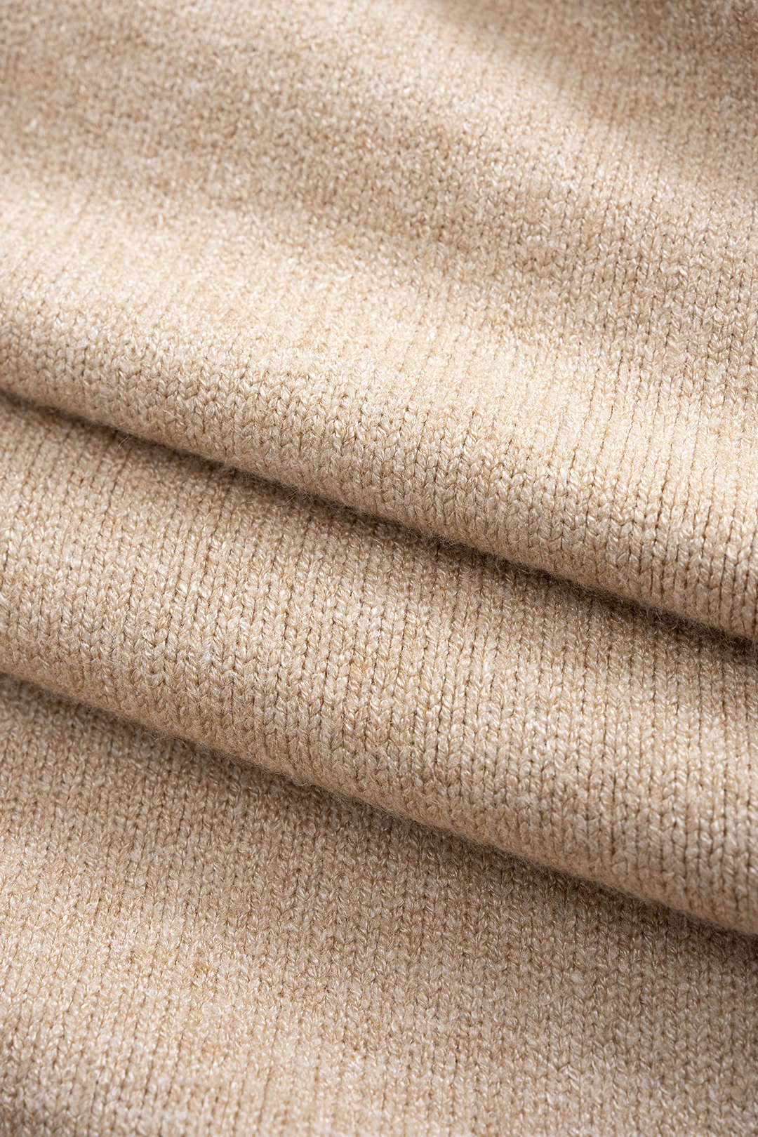 Knit Asymmetrical Button Tie-Up Long Sleeve Dress