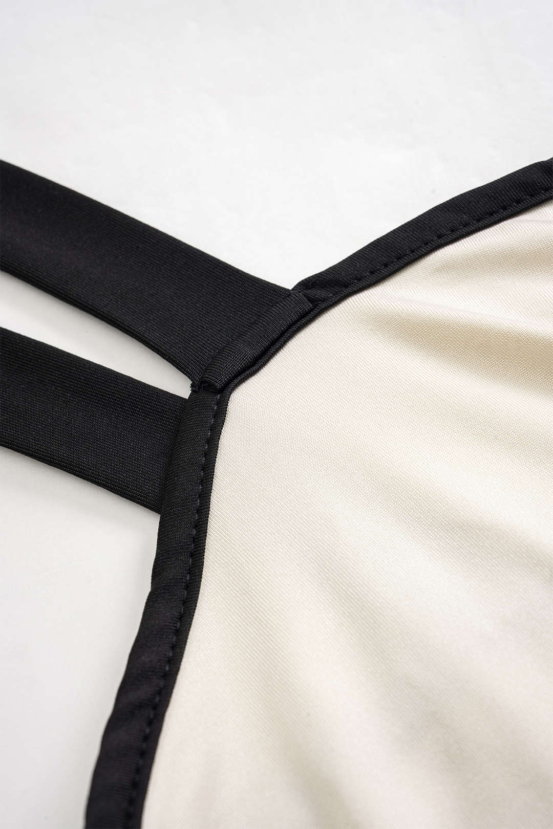 Contrast Knotted Sleeveless Bodysuit and Tie-Up Side Slit Skirt Ensemble