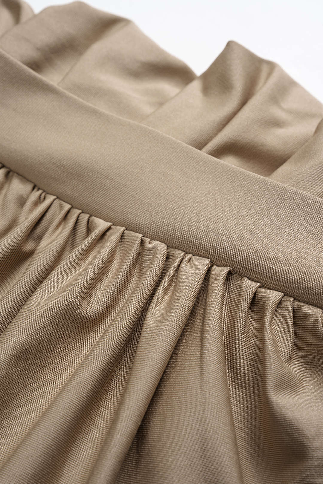 Ruched Asymmetric Skirt