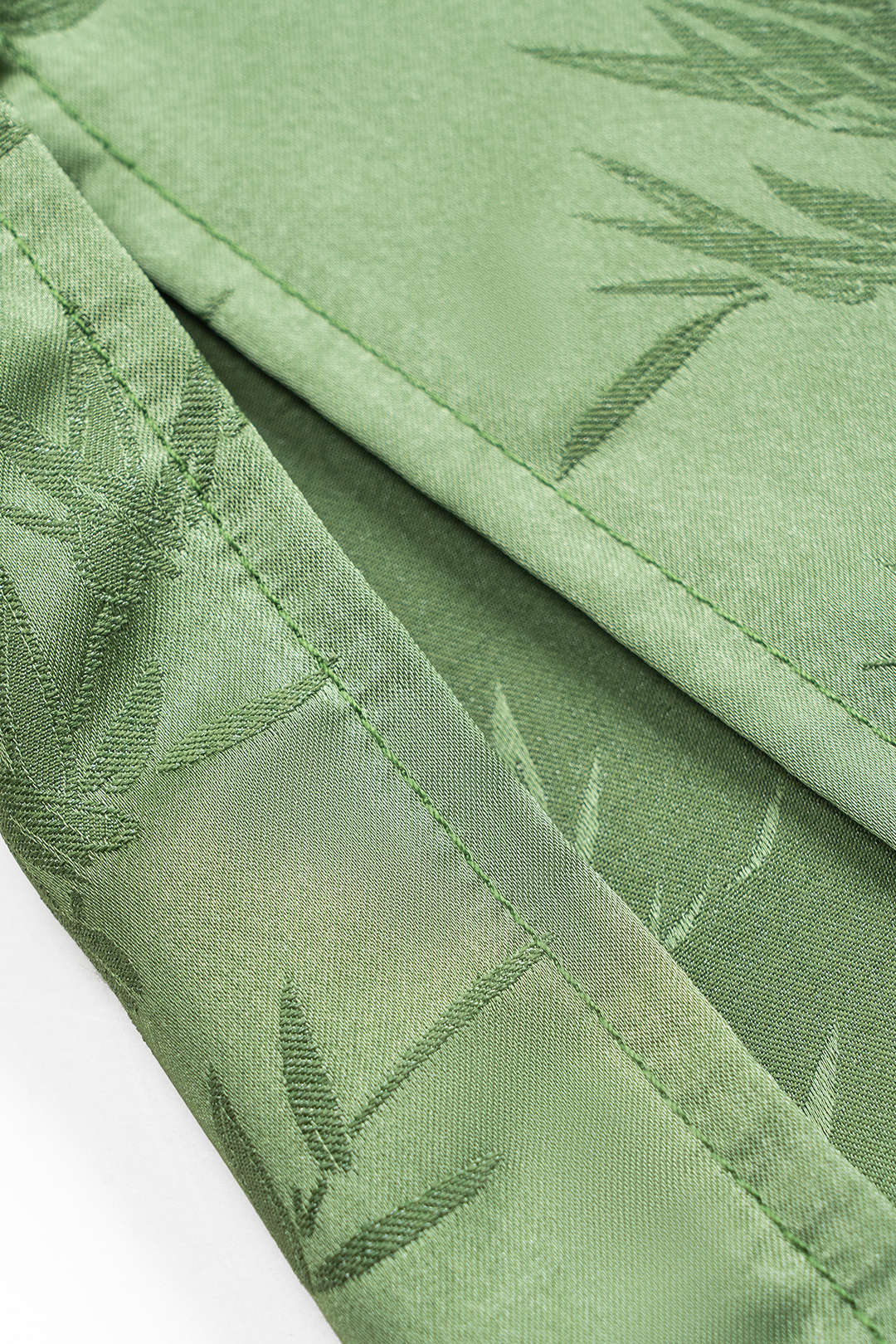 Jacquard Ruched Tie Front Split Skirt