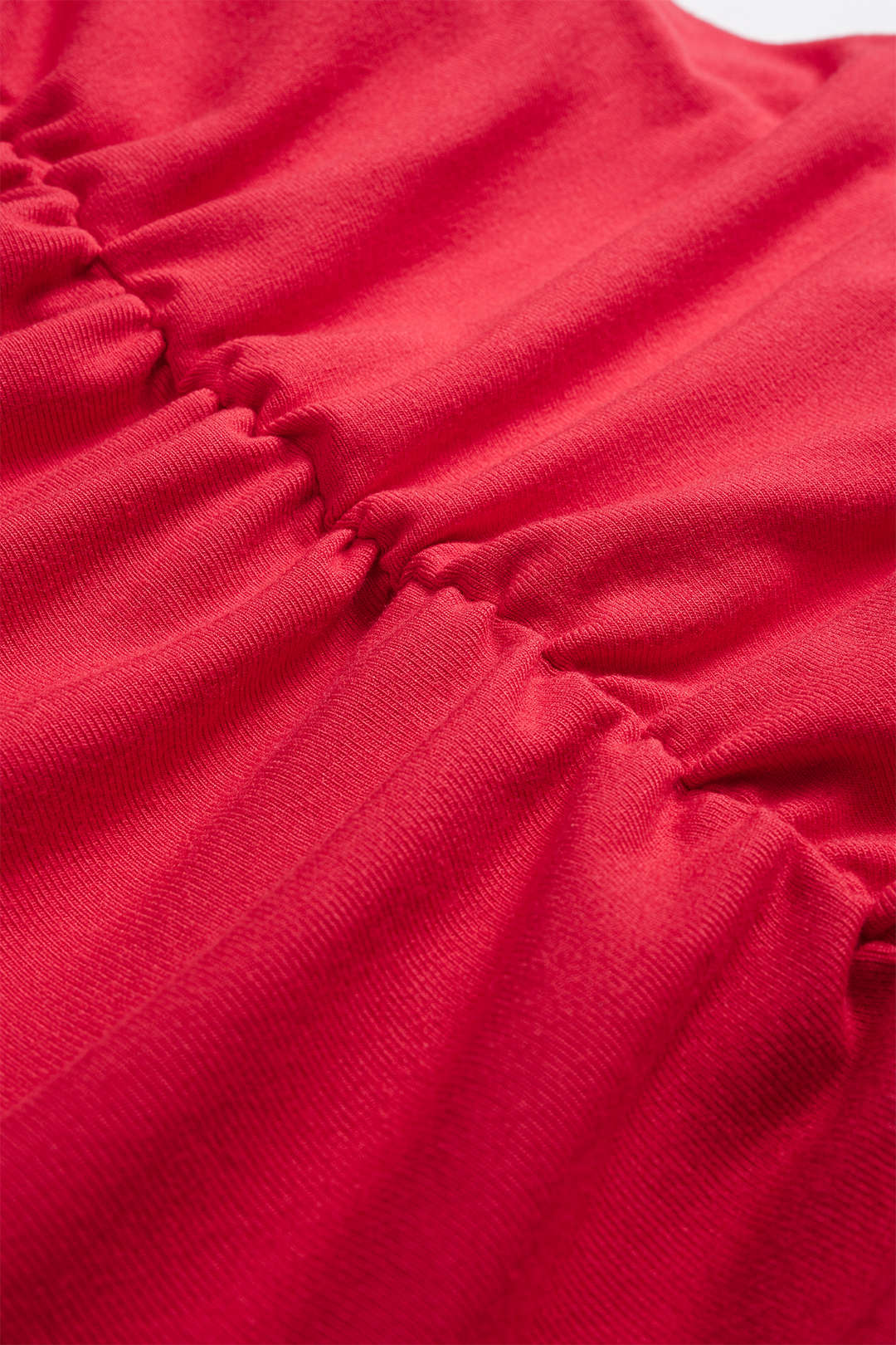 V-Neck Tie-Front Ruched Sleeveless Mini Dress