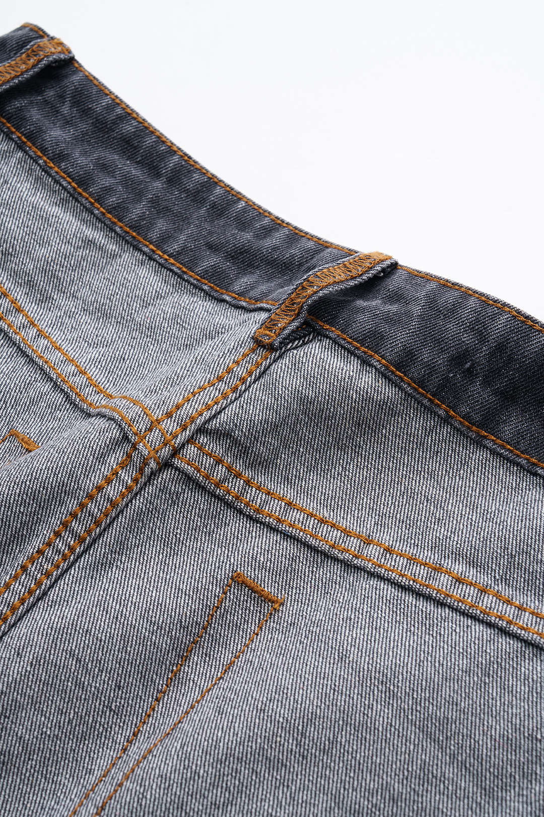 Reversible Denim Pocket Mini Skirt