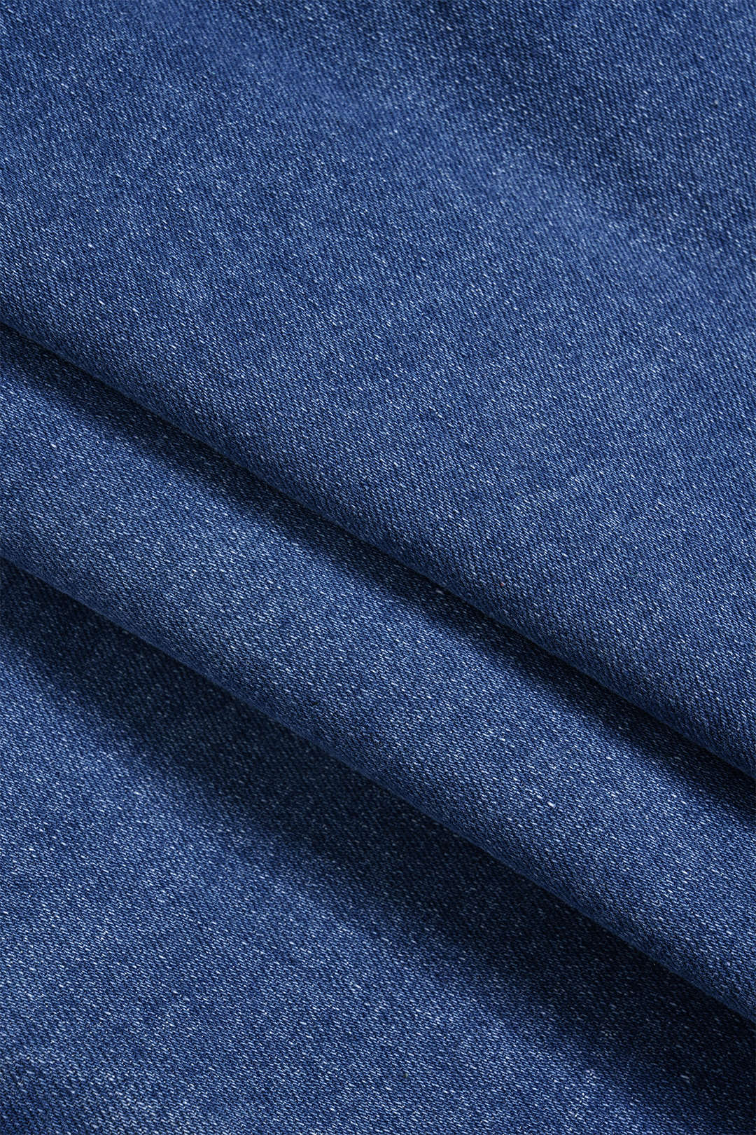 Plus Size Denim Zipper Asymmetric Knotted Cropped Top