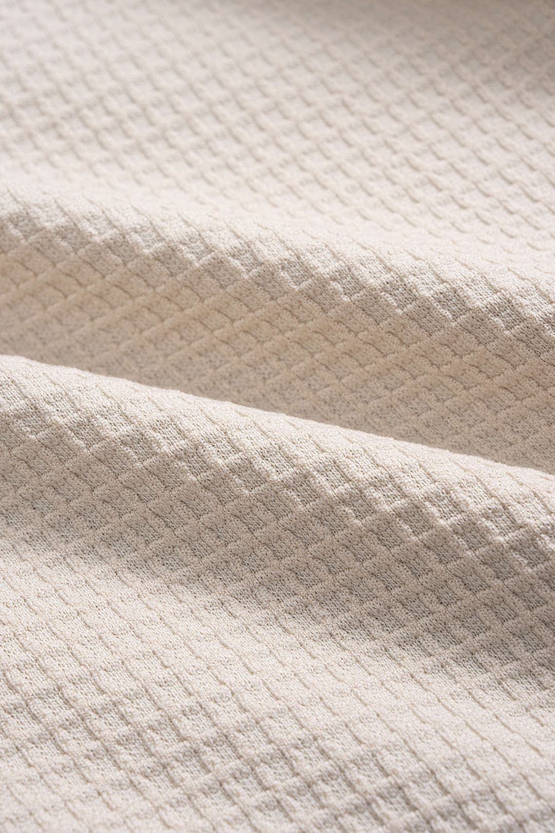 Contrasting Button Long-Sleeve Top and High-Waist Skirt Set