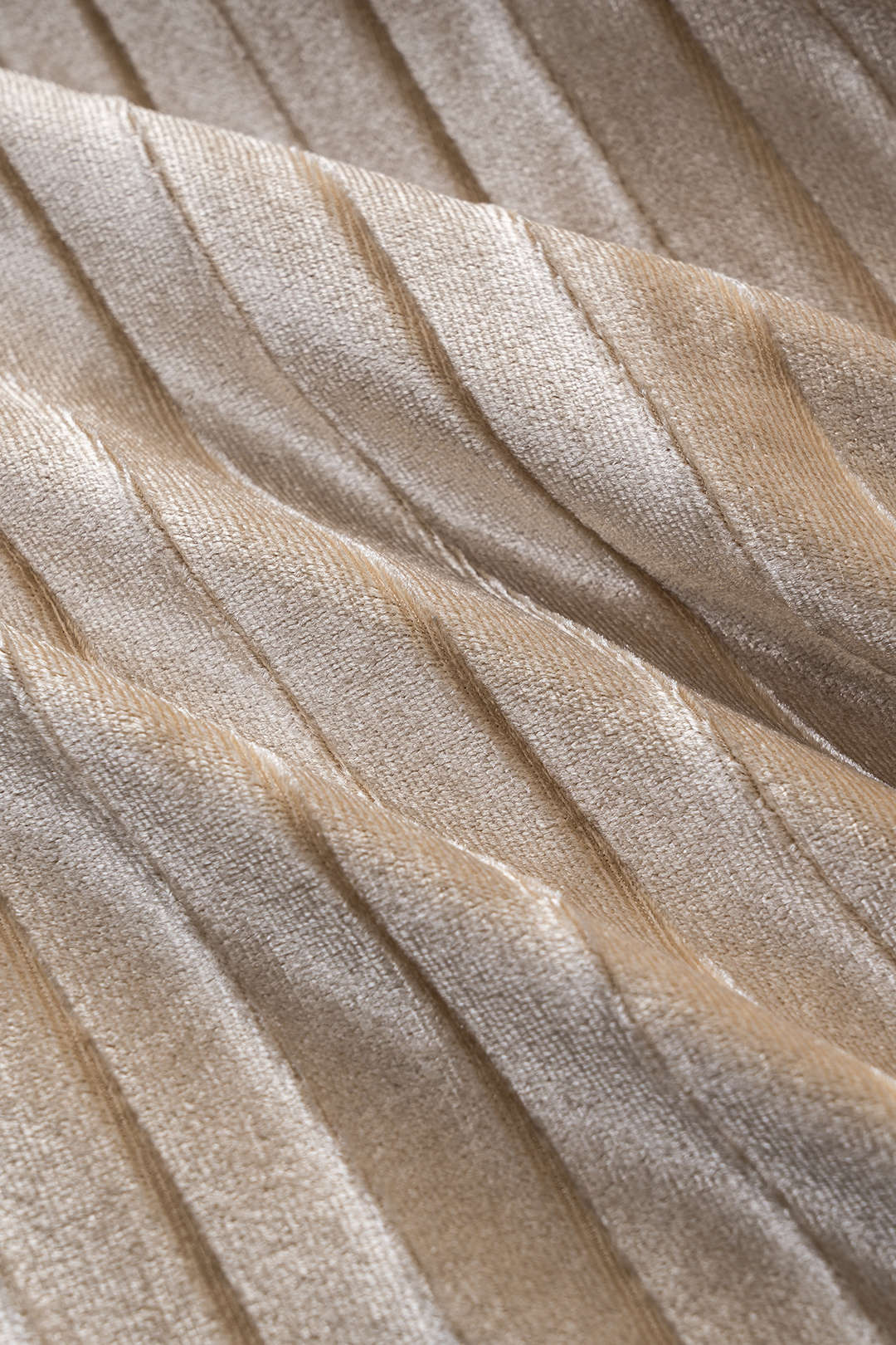 Velvet Pleated Women's Skirt