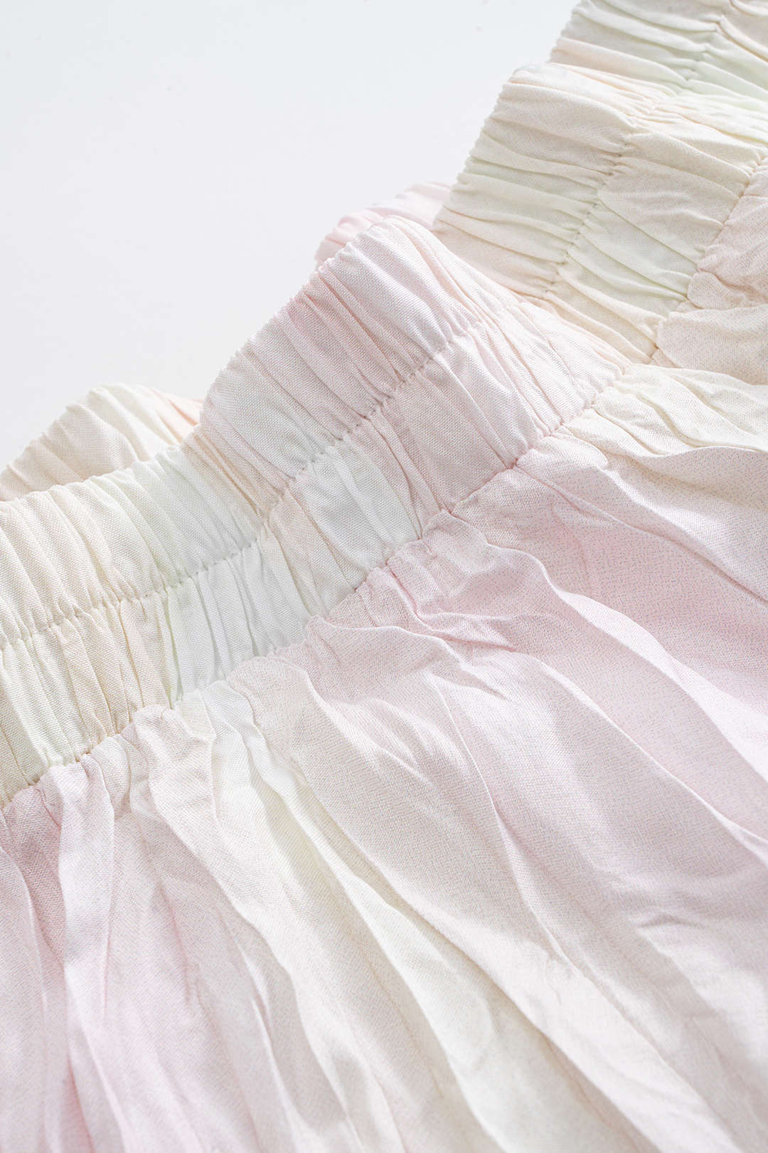 Abstract Tie-Dye High-Waisted Ruched Skirt