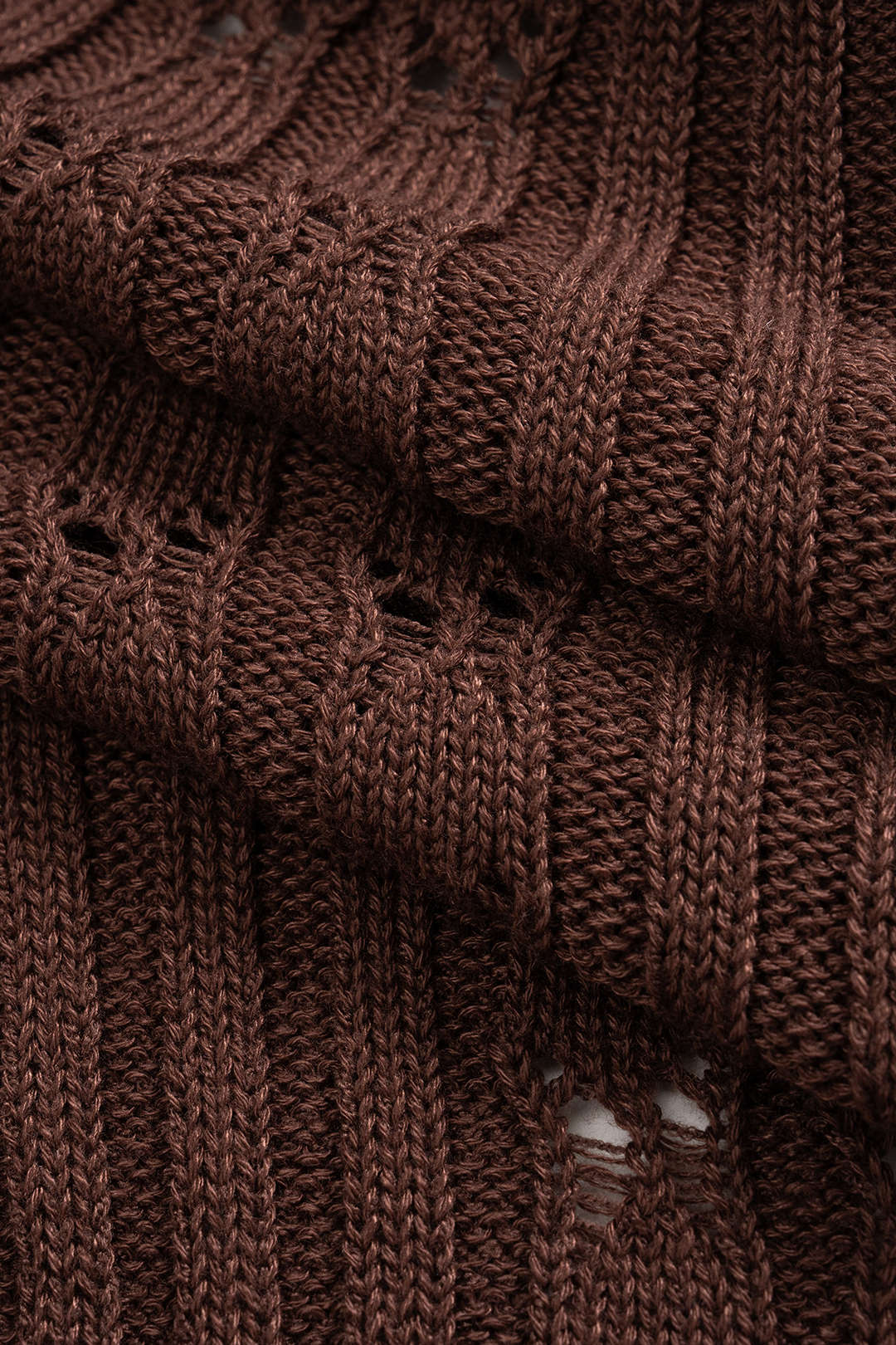 Knit Cut Out Button Ruffle Short Sleeve Dress