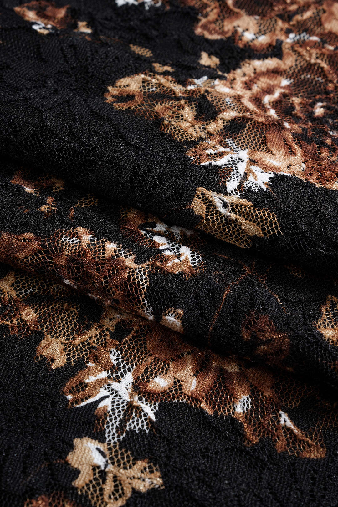 Floral Lace Patchwork Twist Knot Sleeveless Dress and Satin Asymmetrical Tie Knot Skirt Ensemble