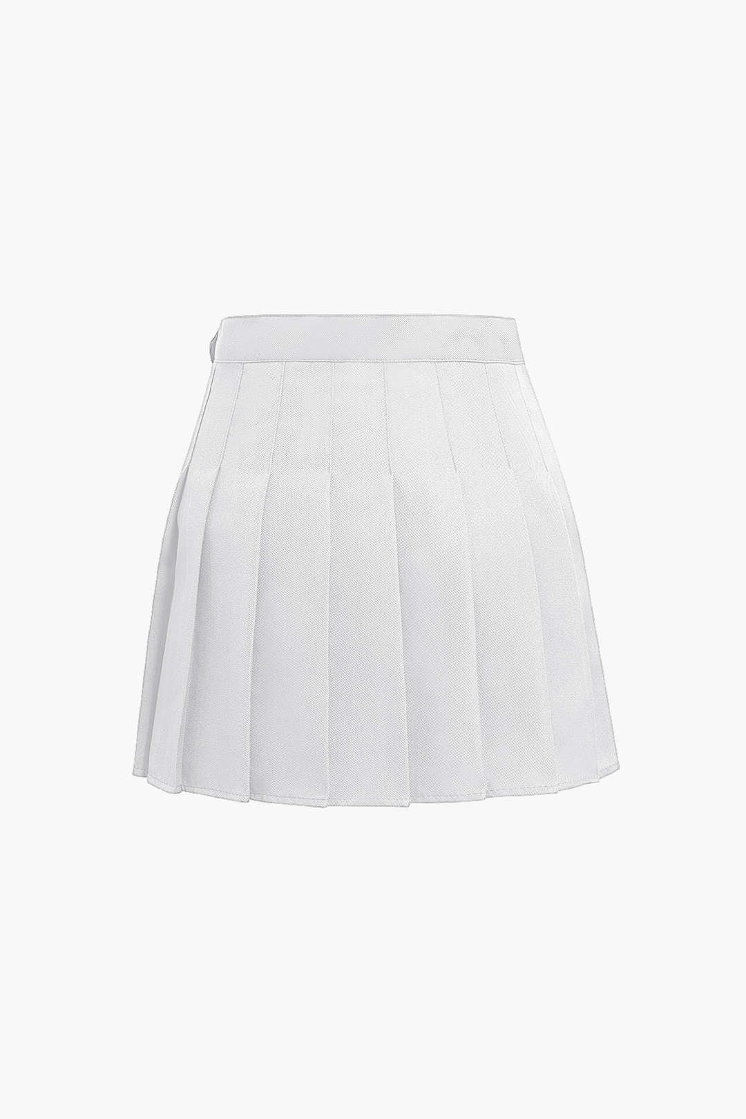Simple Pleated Mini Skirt