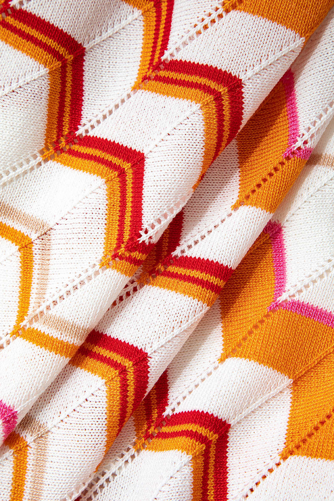 Contrasting Knit Top and Drawstring Shorts Set