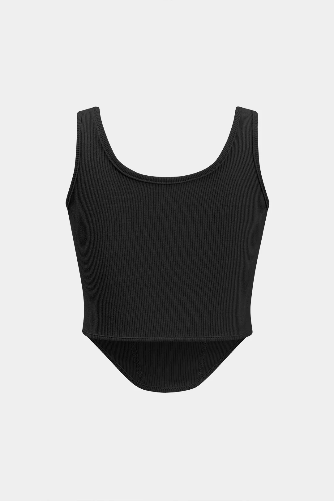 Basic Ribbed Solid Tank Top