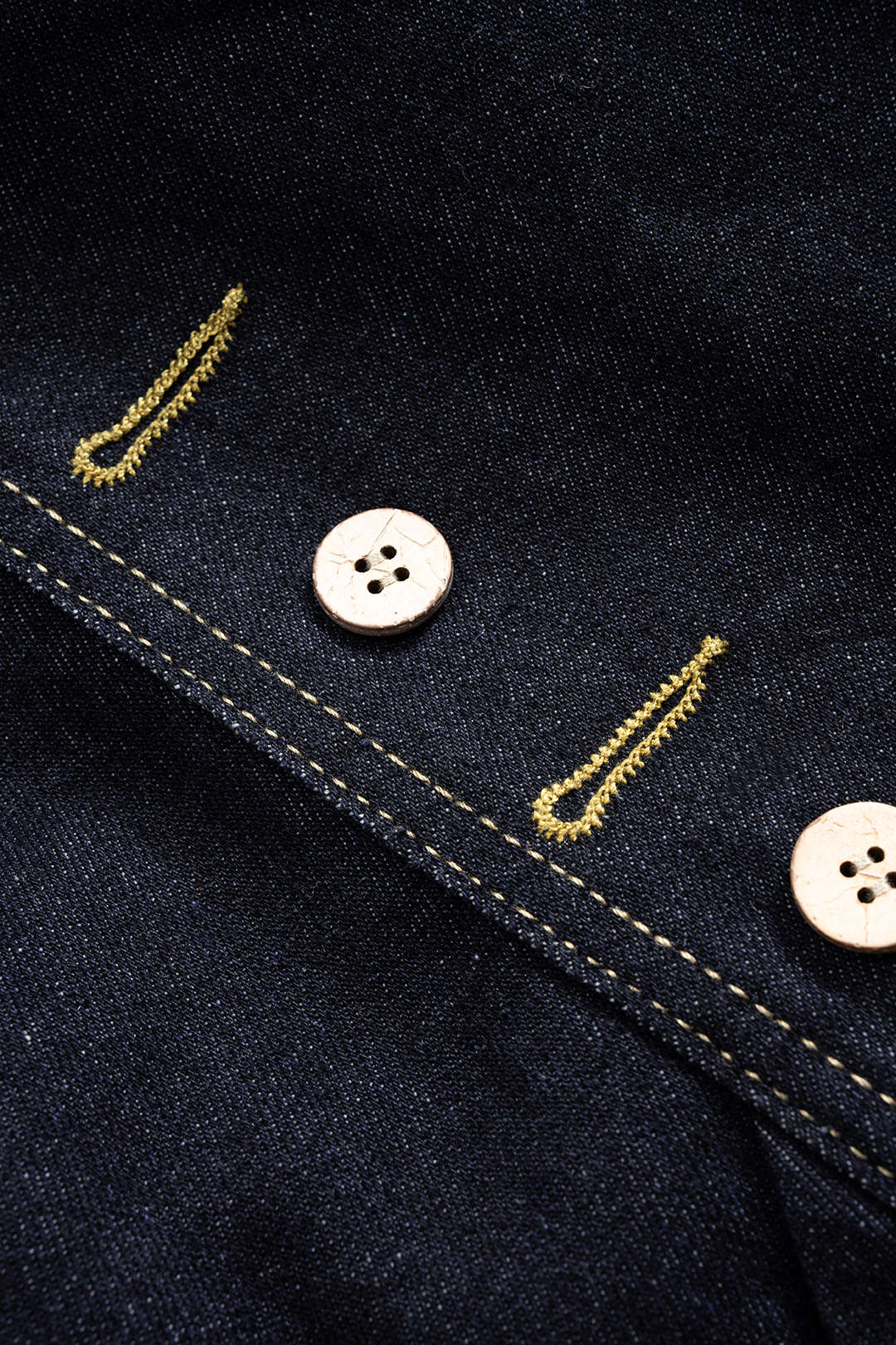Denim Button Barrel Jeans