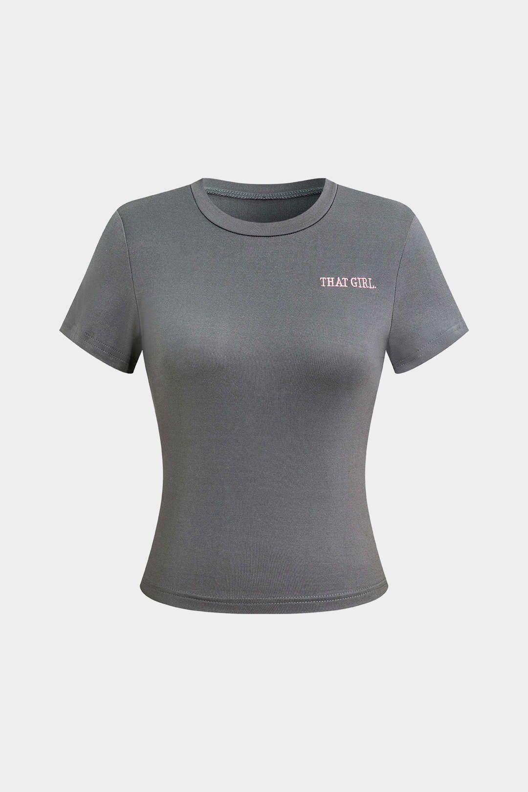 Letter Printed T-shirt and Tassel Drawstring Pant Set