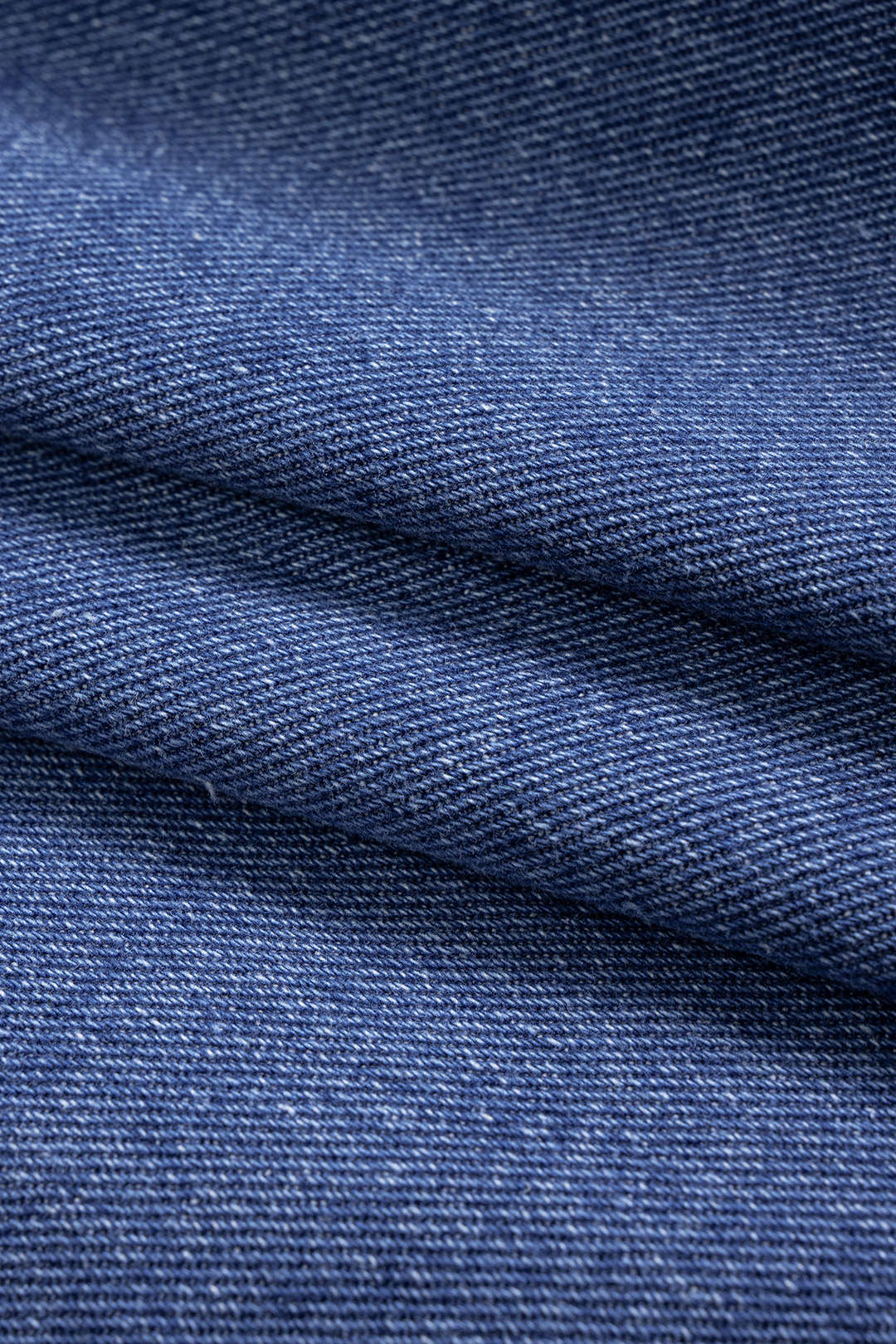 Denim Patchwork with Zipper and Contrast Whipstitching Fake Pocket Skirt