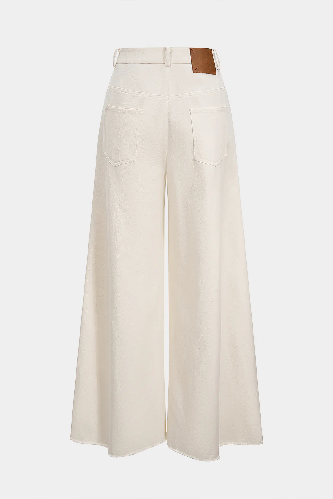 Denim Pocket Wide Leg Jeans