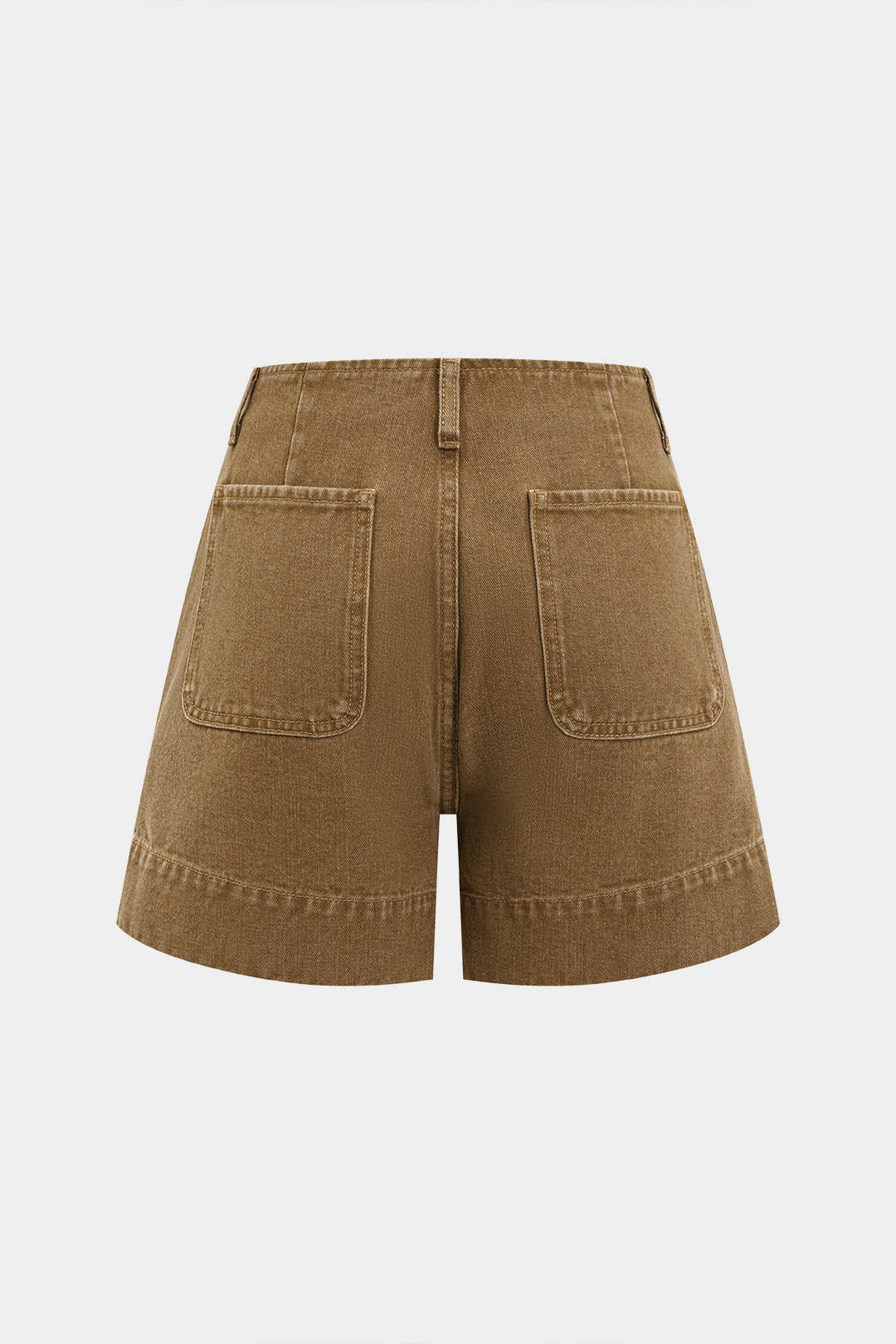 Denim Washed Pocket Shorts