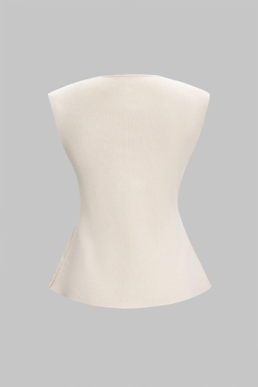 Knit Buttoned Tank Top