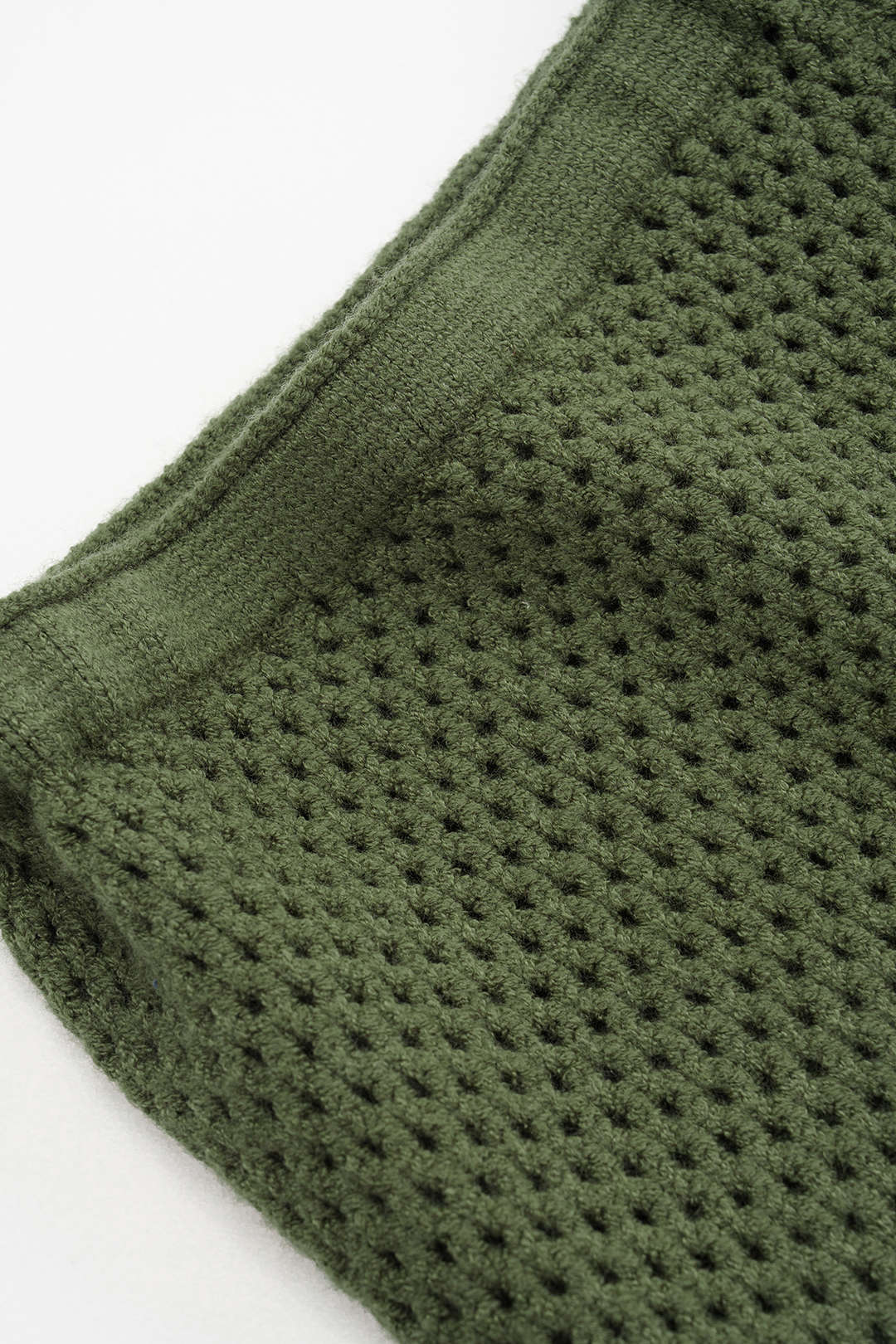 Knit Fringe Sheer Low Waist Shorts