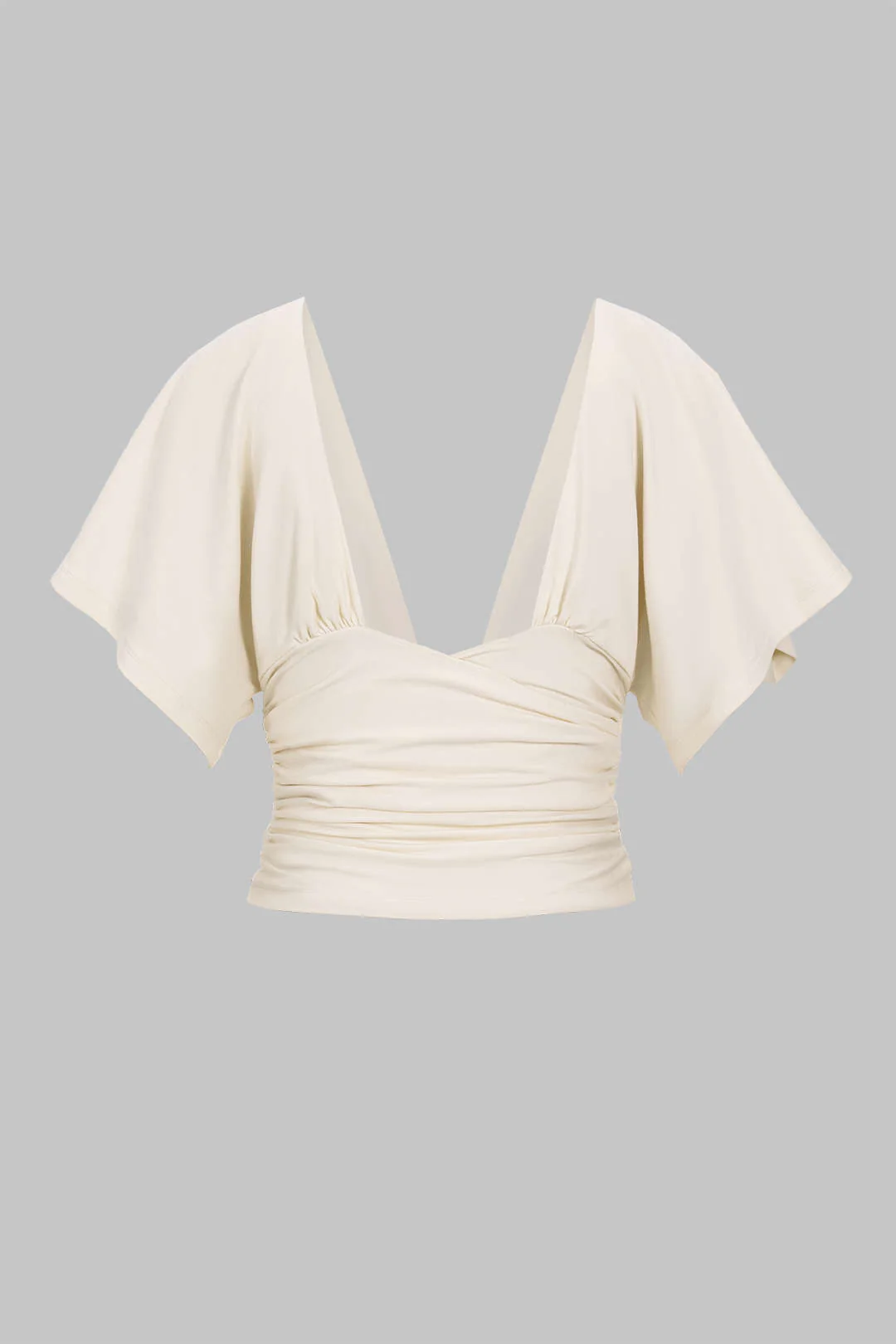 Solid V-neck Tank Top