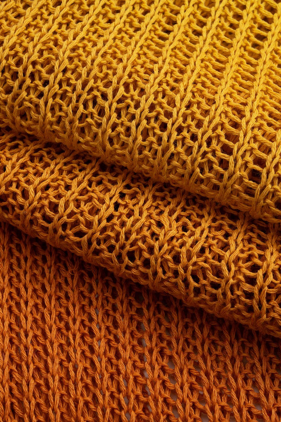 Plus Size Knitted Ombre Ruffled Skirt