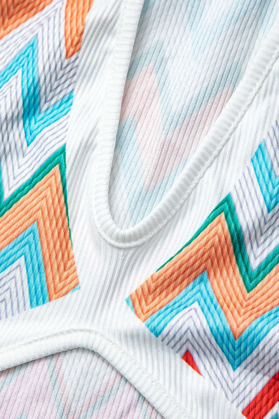 Contrasting V-neck Cropped Knit Tank Top and Split Maxi Skirt Set