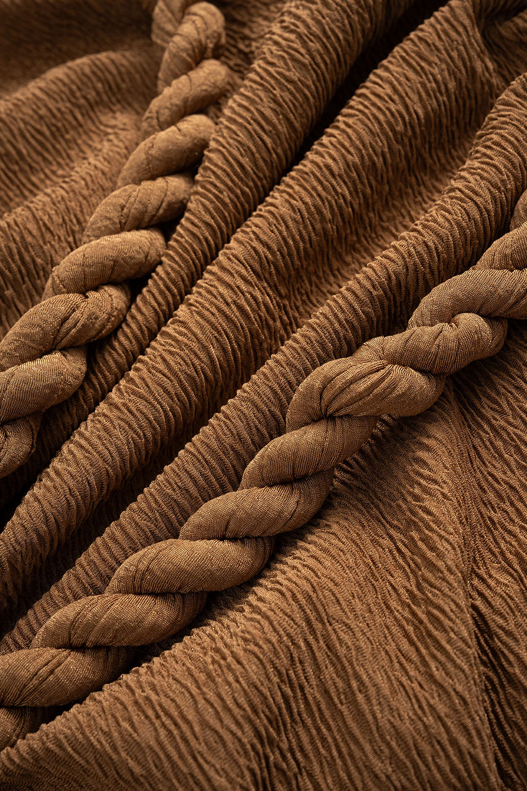 Twist Knot Ruched Asymmetrical Long Sleeve Mini Dress