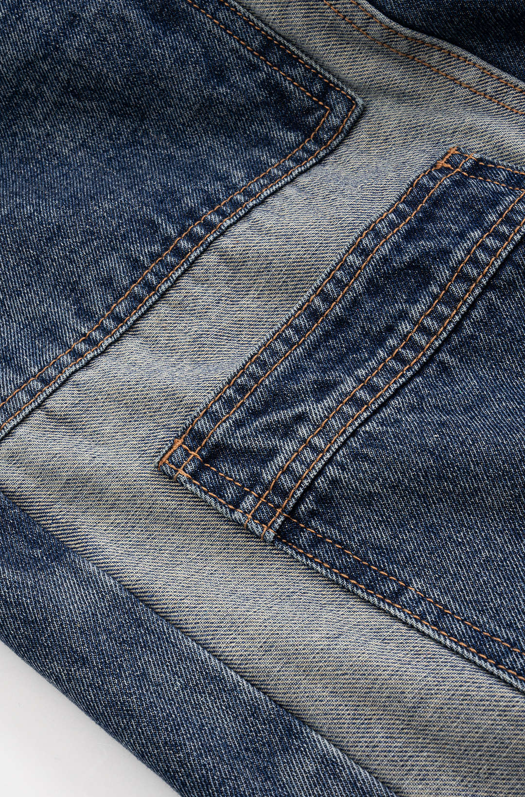 Patchwork Barrel Denim Jeans