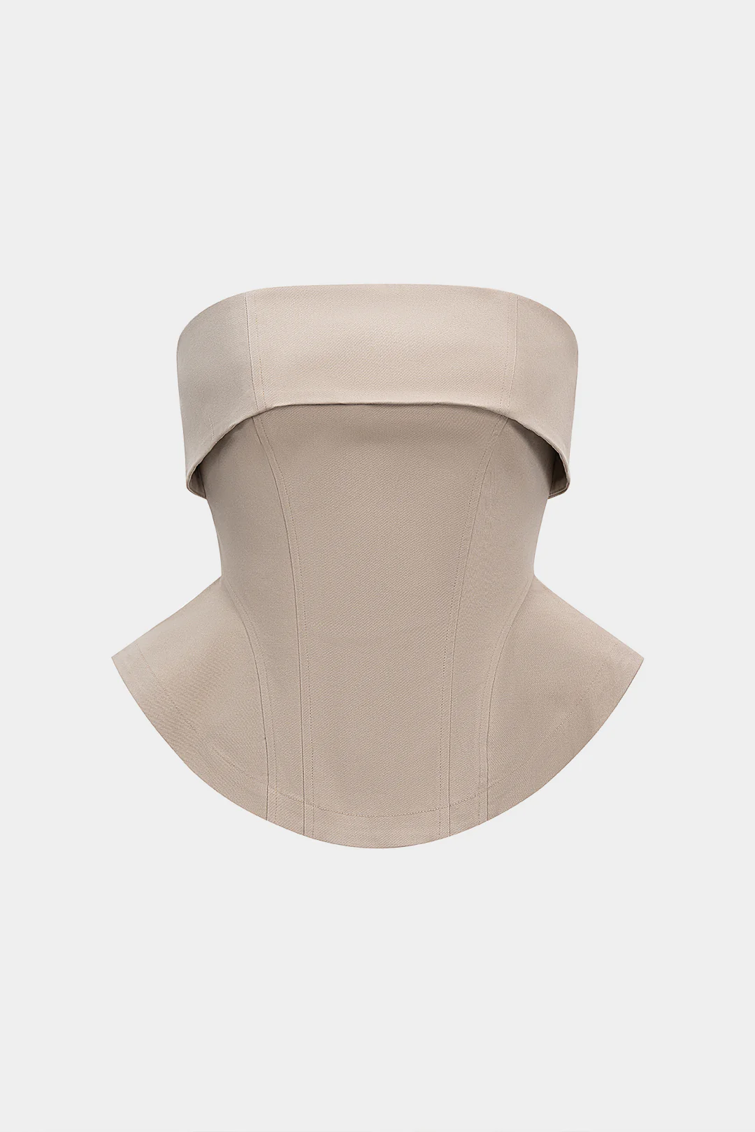 Zippered Waist-Cinching Strapless Tube Top