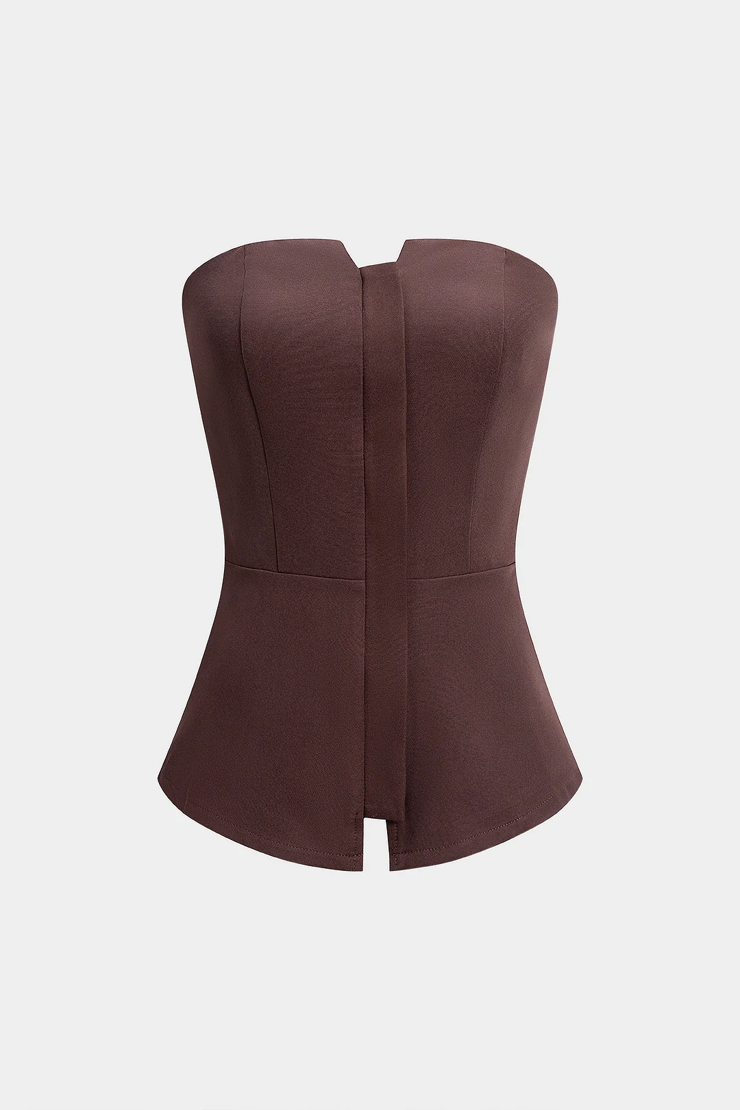 Solid Strapless Tube Top