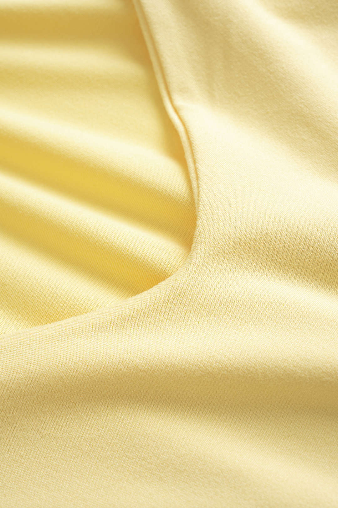 Solid V-Neck Bell Long-Sleeve Top