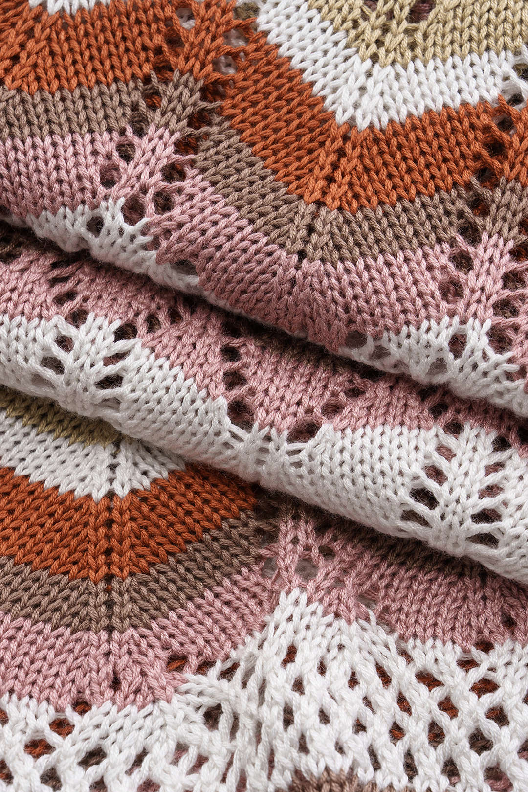 Knit Stripe Print Hollow Out Tank Sleeveless Dress