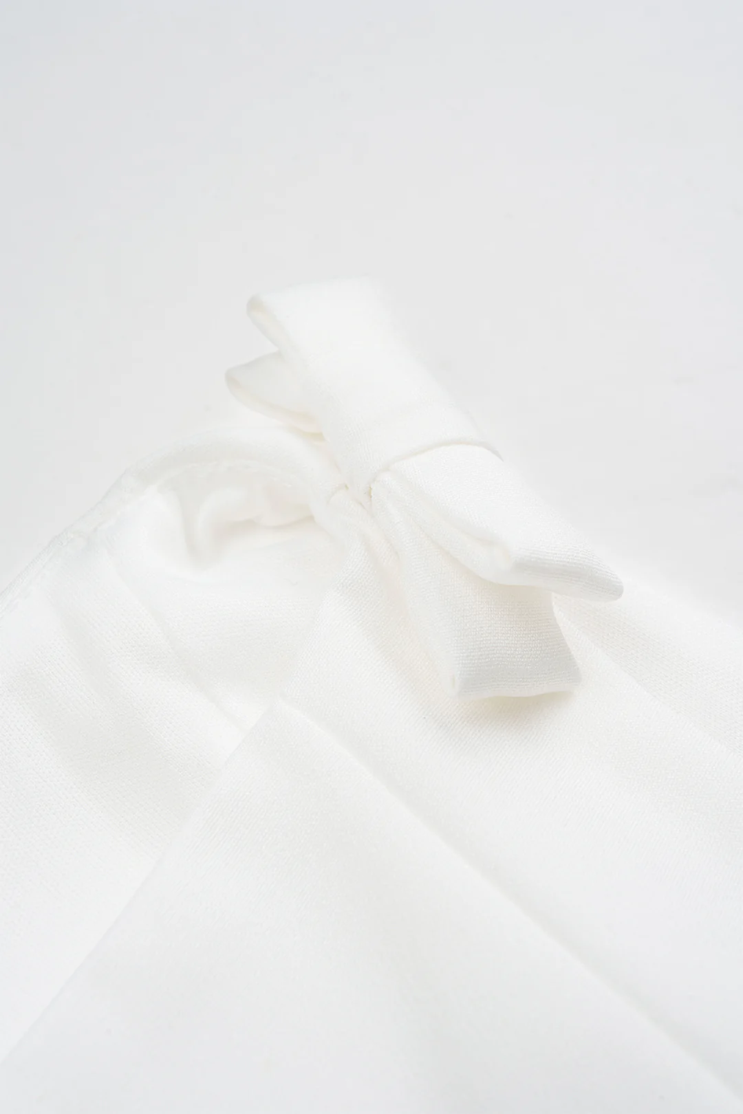 Puffy Hem Bow - Decorated Slip Cami Top