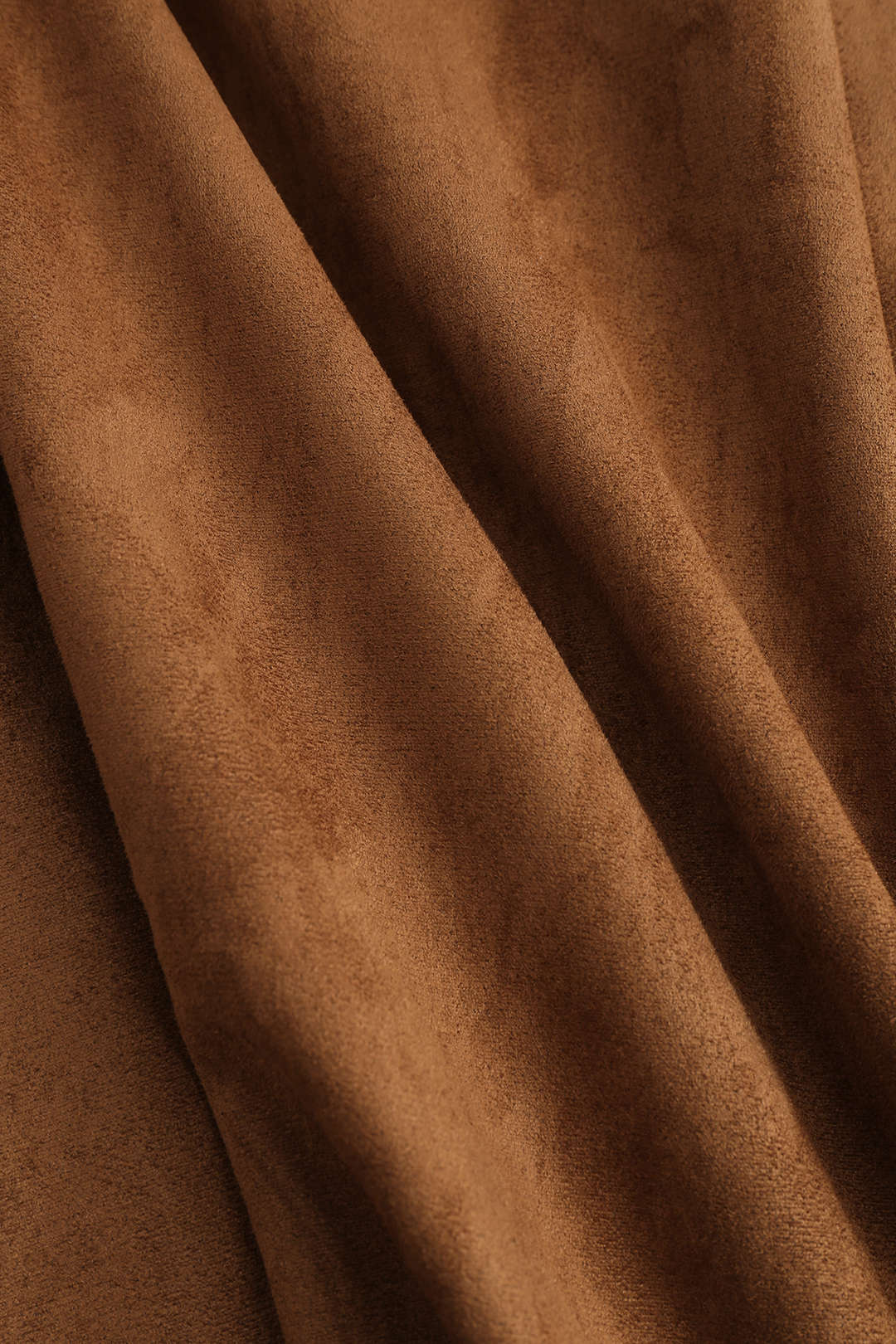 Suede Lace Patchwork Slit Skirt