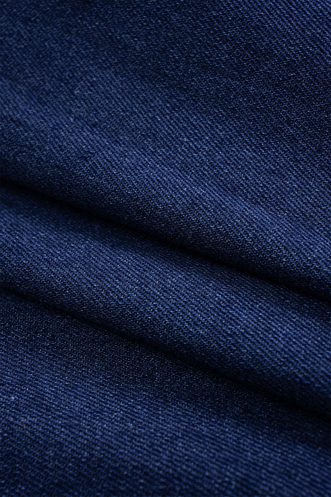 Denim V-Neck Short-Sleeve Shirt