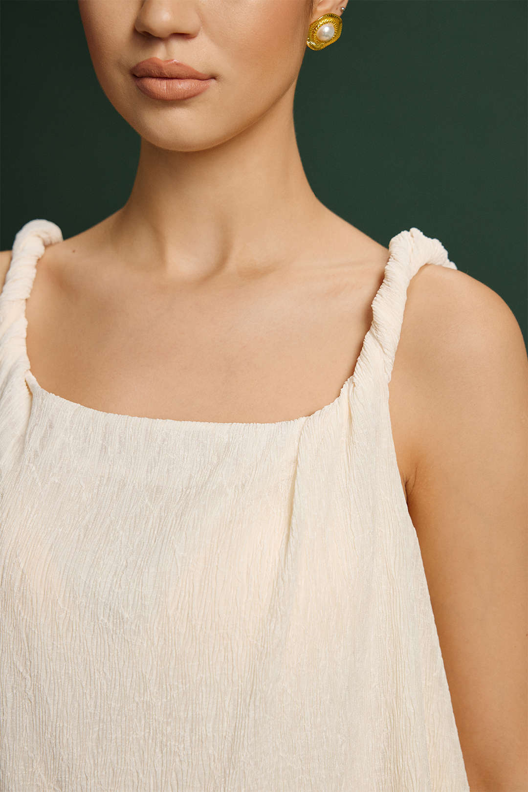 Twisted Knot Irregular Hem Camisole Top