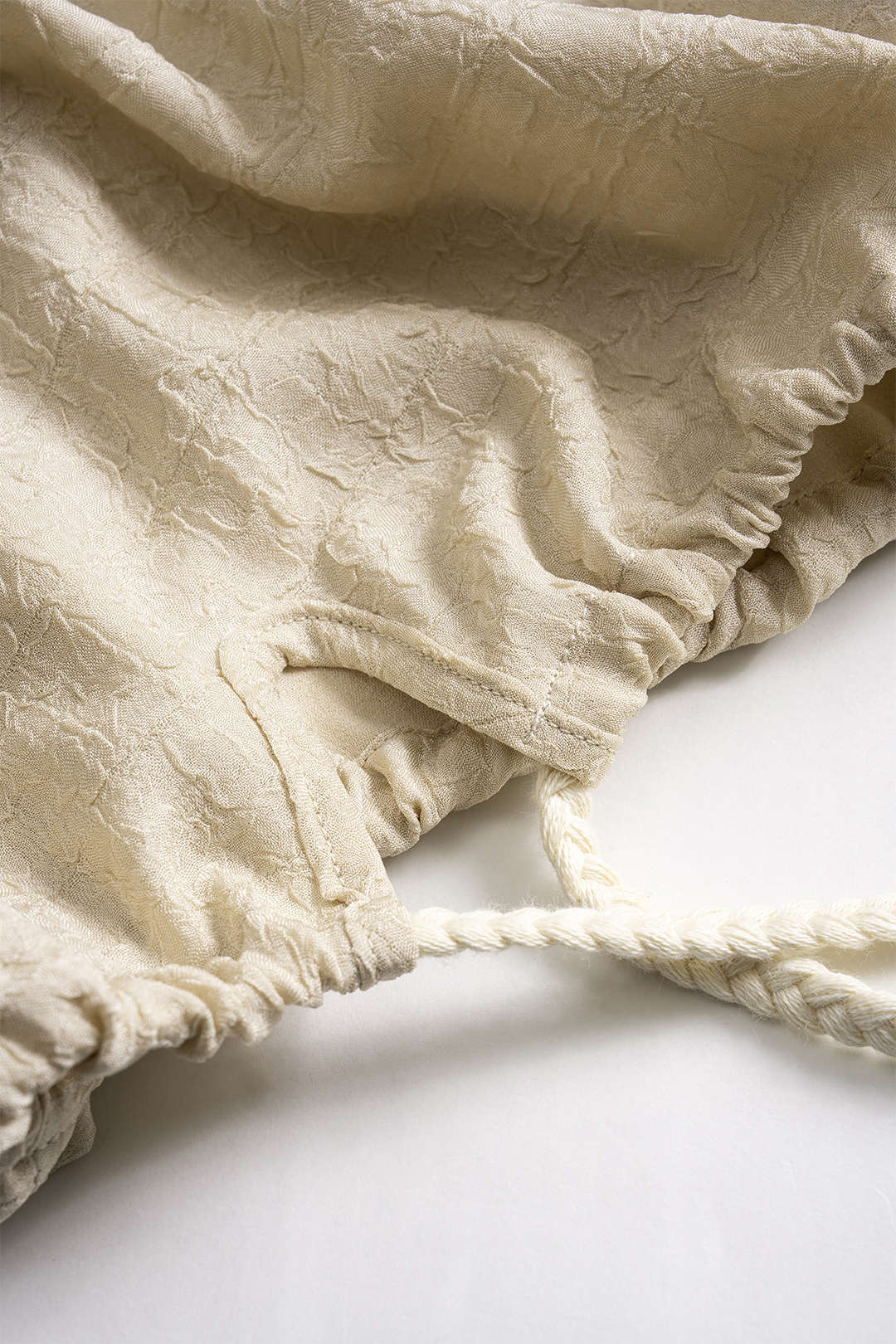 Drawstring Tie-Up Shorts