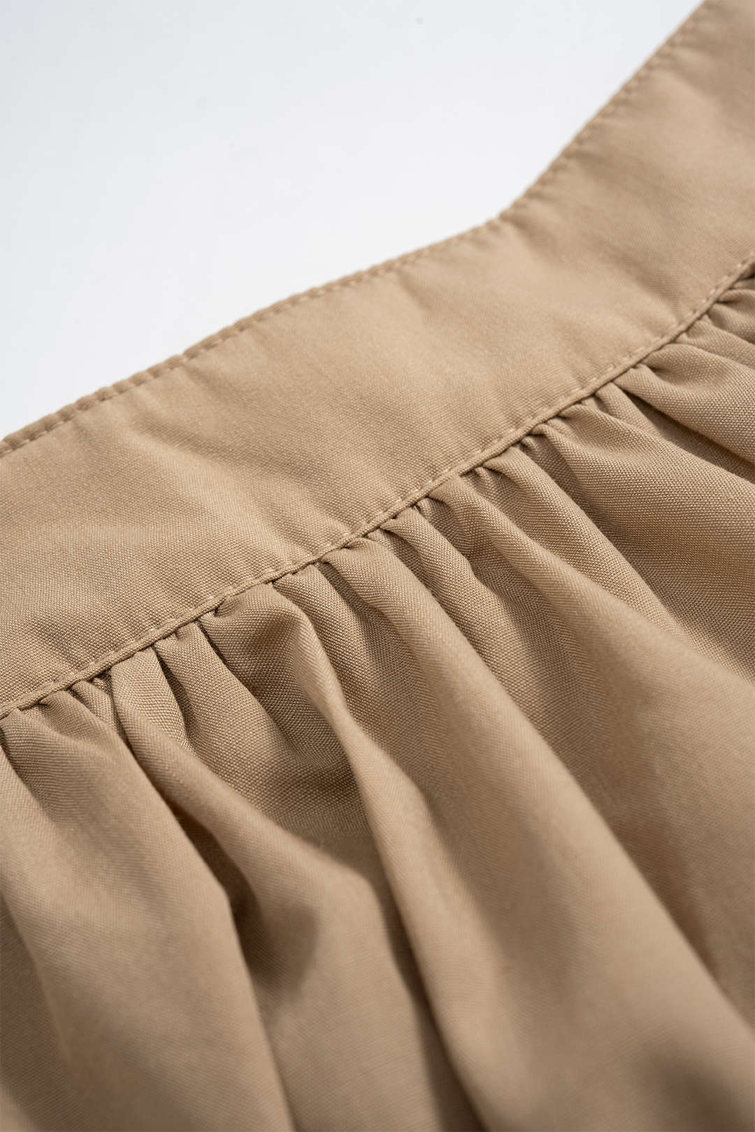 Shirred Cami Top And Ruched Skirt Set