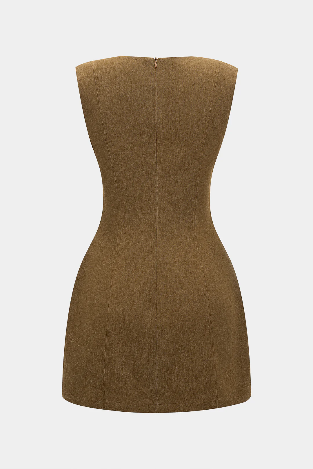 Sleeveless V-Neck Mini Dress