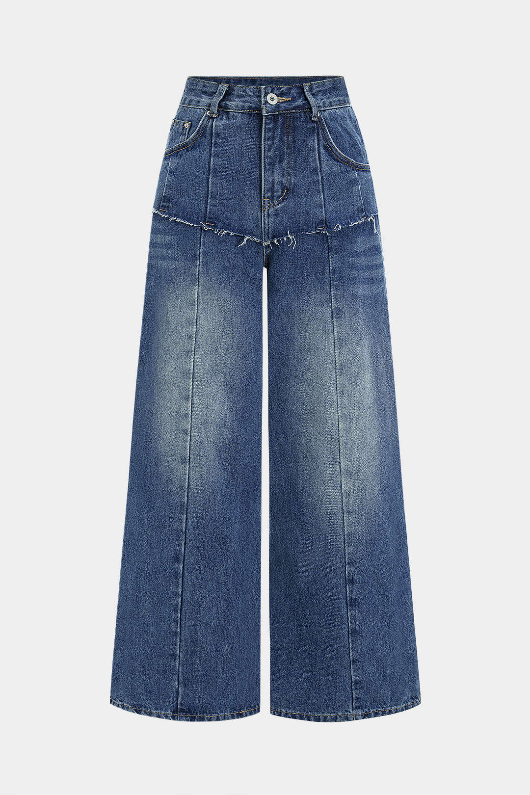 Denim Straight Leg Jeans
