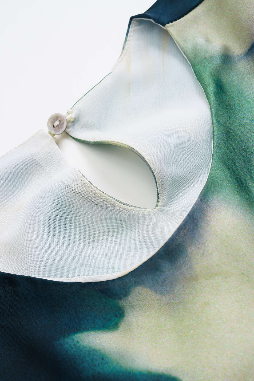 Tie Dye Contrast Print Mid-length Dress