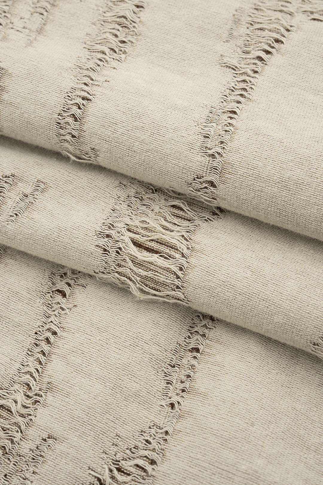 Ripped Sleeveless Tank Top And Drawstring High Waist Trousers Set