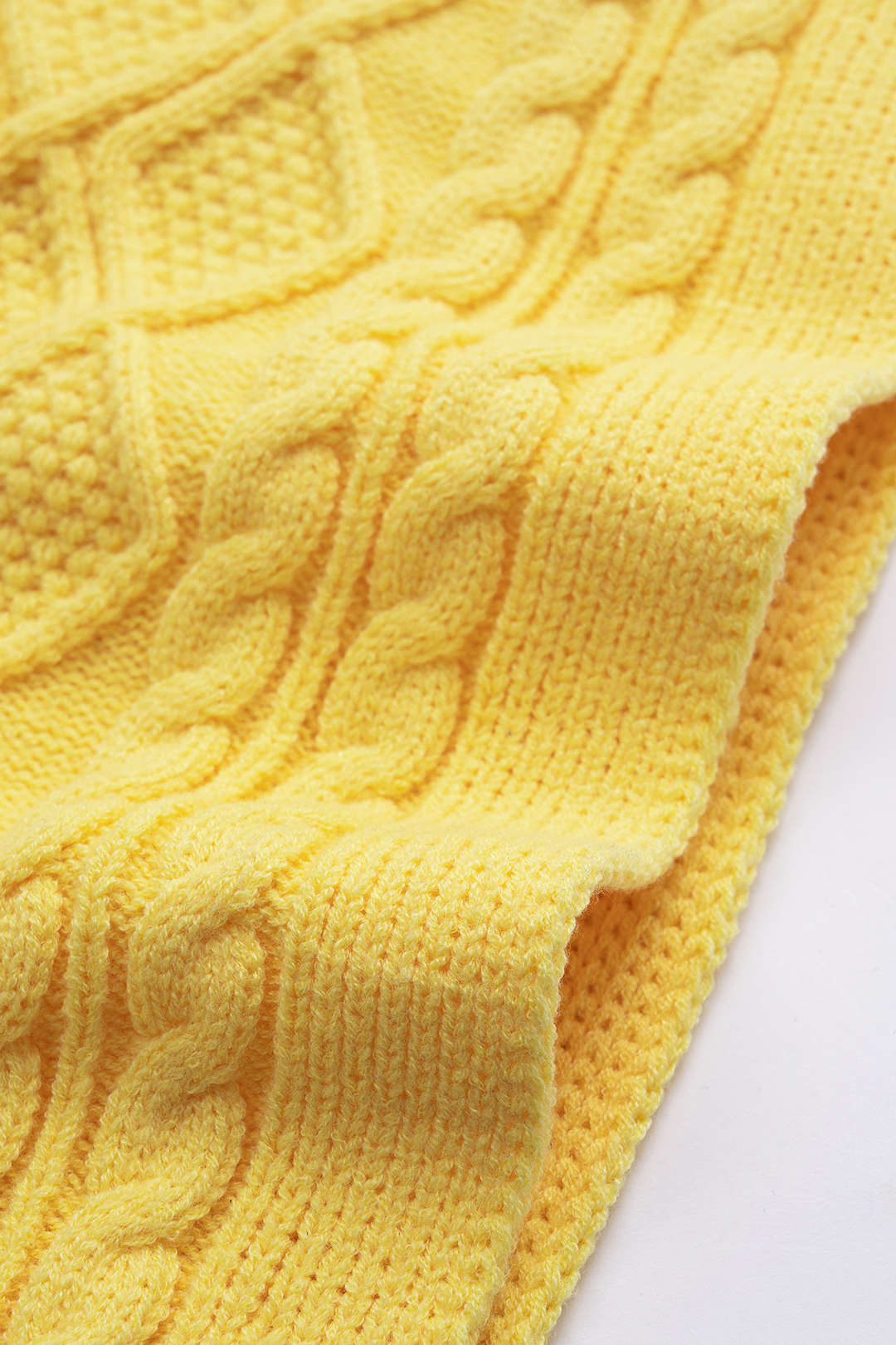 Cable Knit Sleeveless Mini Dress