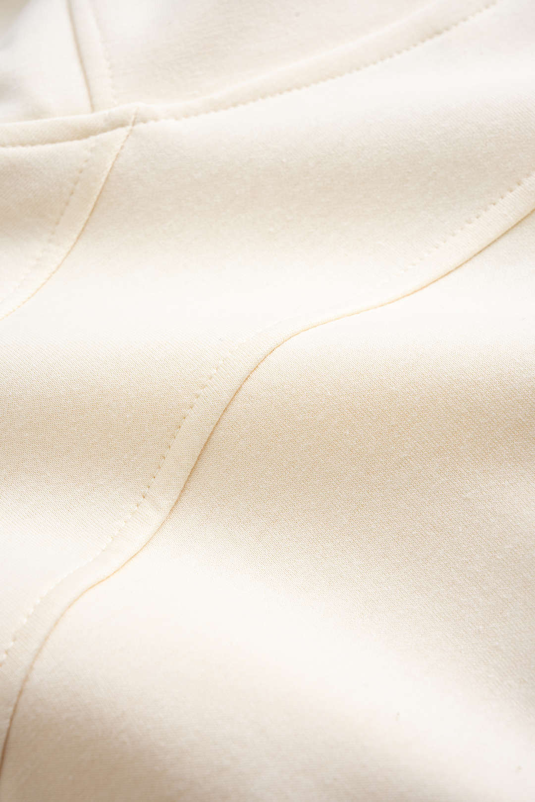 Zipper Long-Sleeve Short Hoodie