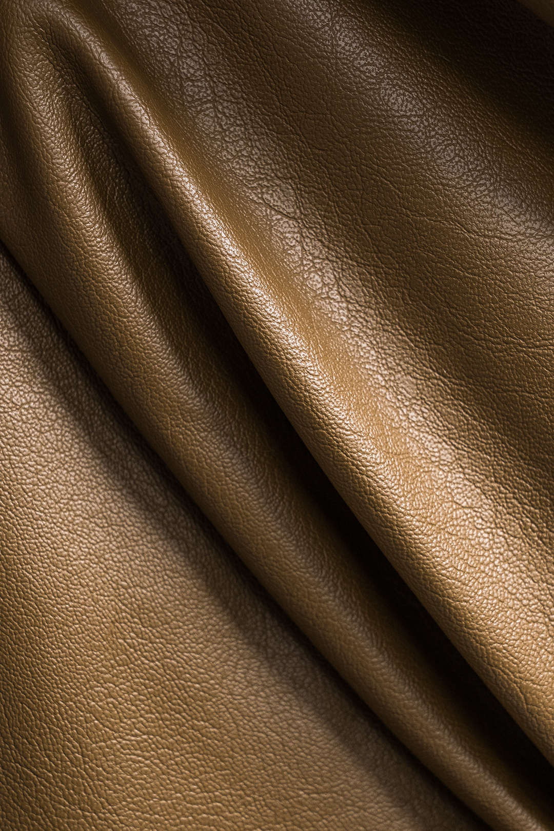 Faux Leather and Fur Patchwork Coat