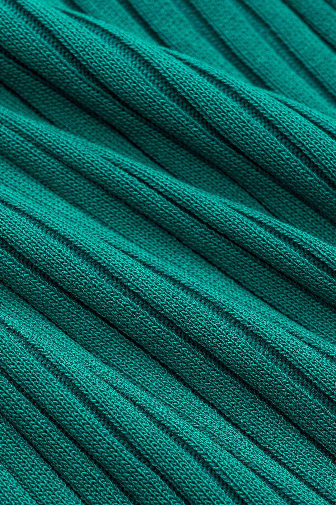 Knit Hollow-Out Pleated Ruffle Sleeveless Dress