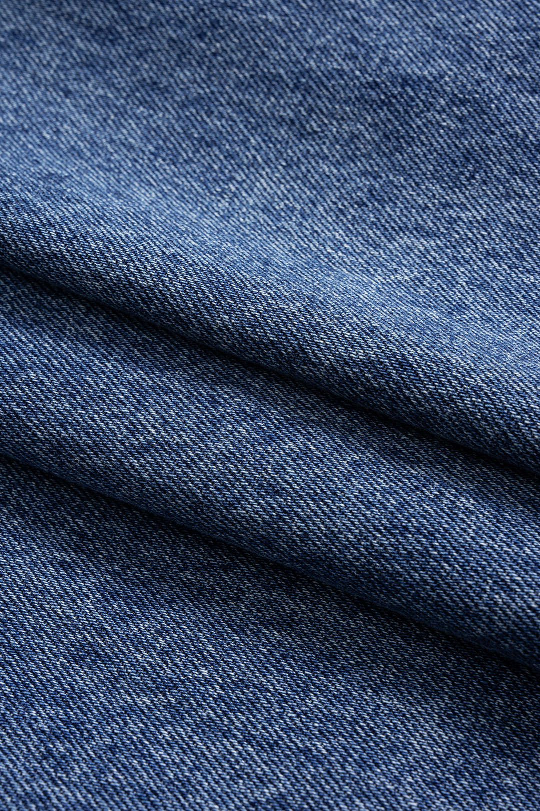 High Waist Asymmetrical Denim Skirt