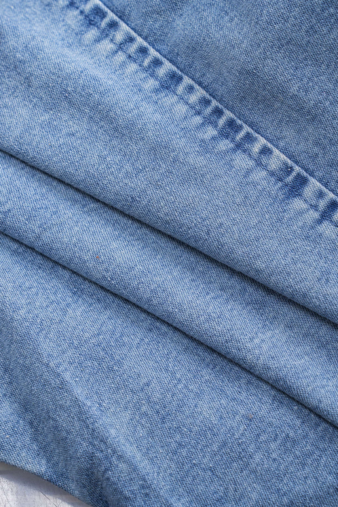 Denim Ruched Button Tie Knot Vest