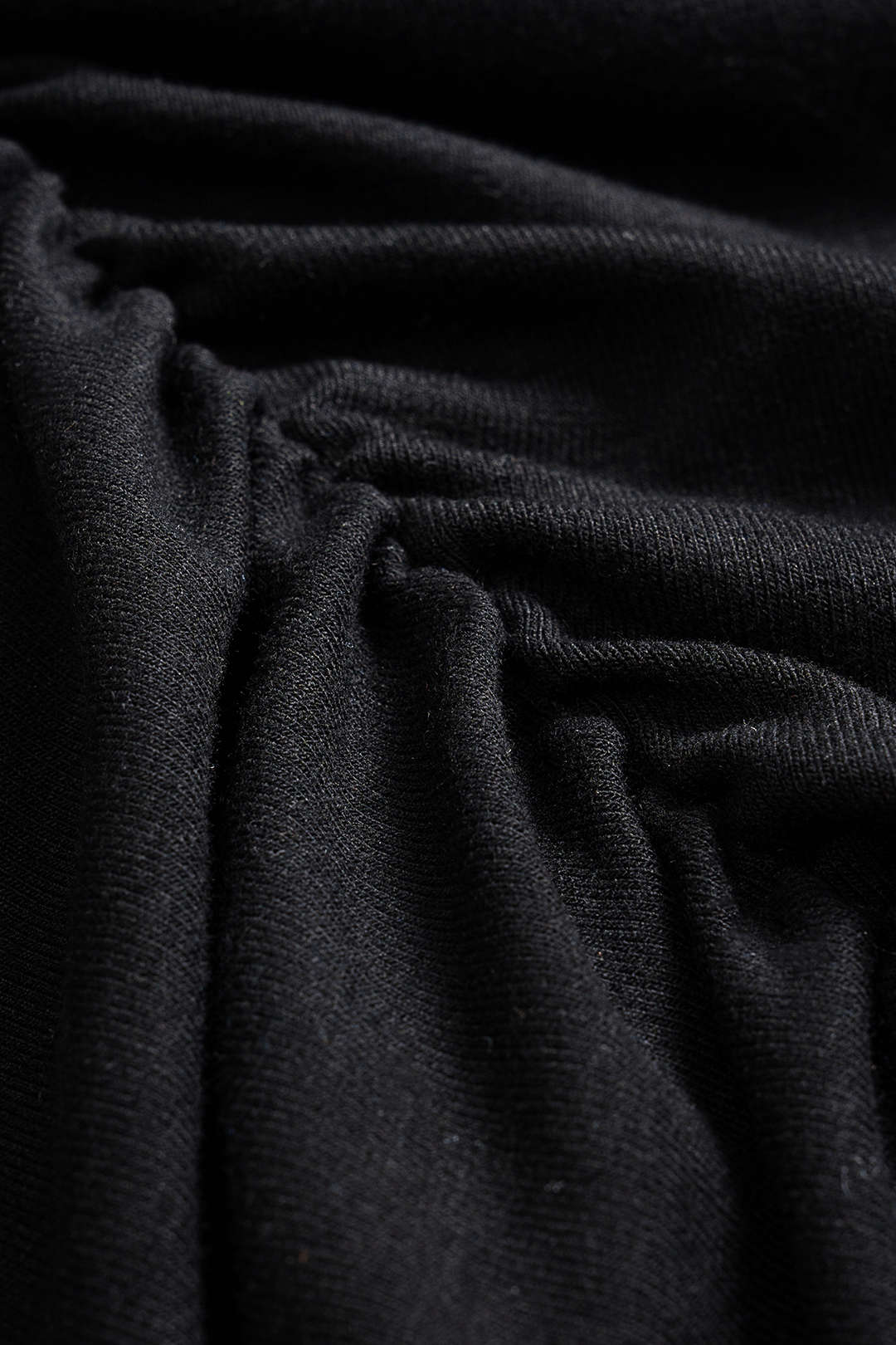 Denim Patchwork Ruched Women's Skirt