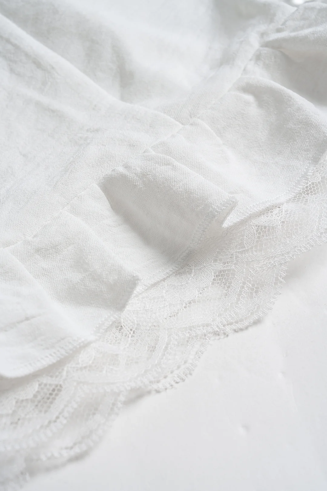 Ruched Sleeves Button Short-Sleeve Shirt