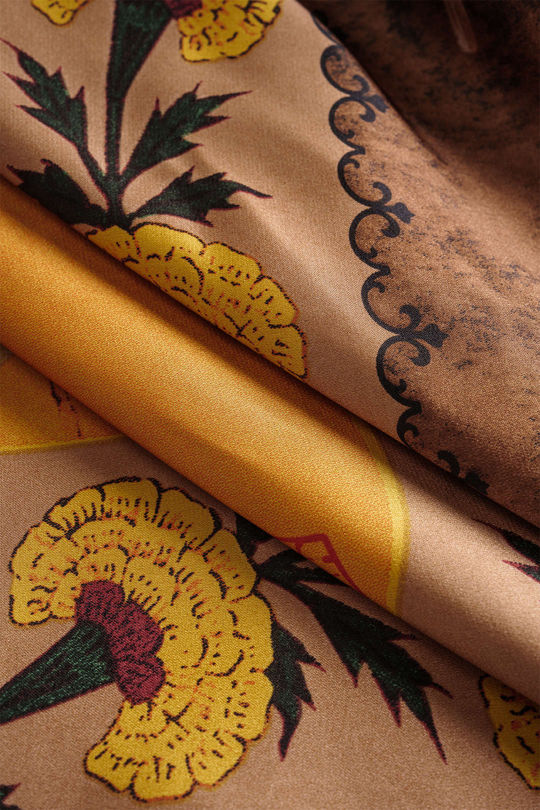 Plus Size Bohemian Print Cowl Neck Ruched Sleeveless Mini Dress